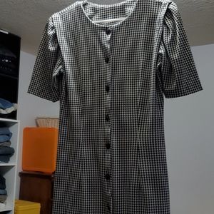 Houndstooth dress